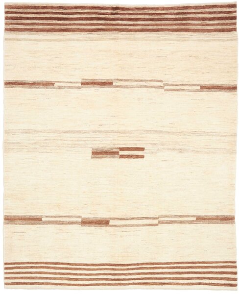 Tappeto Gabbeh Fine Persia Geometrico Avorio Marrone 190x230 Cm