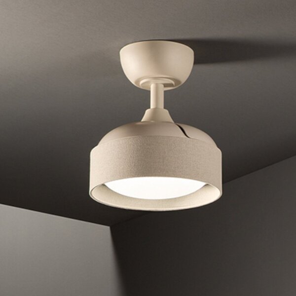 Ventilatore perenz cleo 7216 sb ct led metallo tessuto acrilico - Perenz