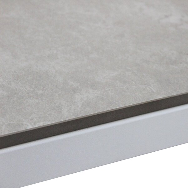 CASCADA - salotto outdoor con struttura in alluminio grigio chiaro, antracite o naturale
