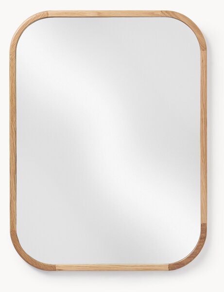 Specchio da parete con cornice in legno di quercia Levan