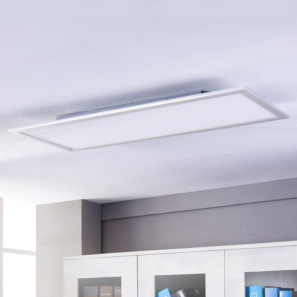Pannello LED Livel Lindby, Alluminio / Grigio / Zincato, Cucina, Plastica, Moderno, Plafoniera LED
