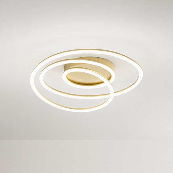 Plafoniera classica perenz spira 8152 or lc led dim 3000k 3600lm oro opaco - Perenz
