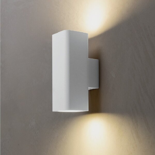 Applique moderna gea led gap540 gu10 led alluminio bianco - Gea Led