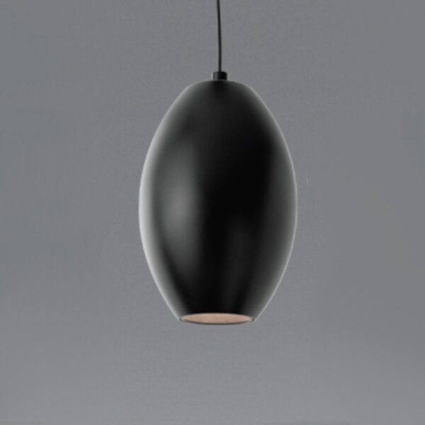 Sospensione moderna gea led gso151+gki150 led metallo nero - Gea Led