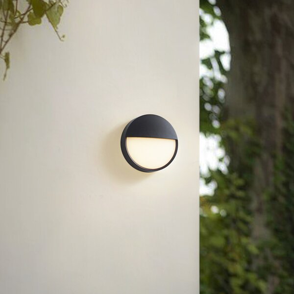 Lampade da esterno Arcchio, Gravo, Nero, Balcone, Metallo, Moderno