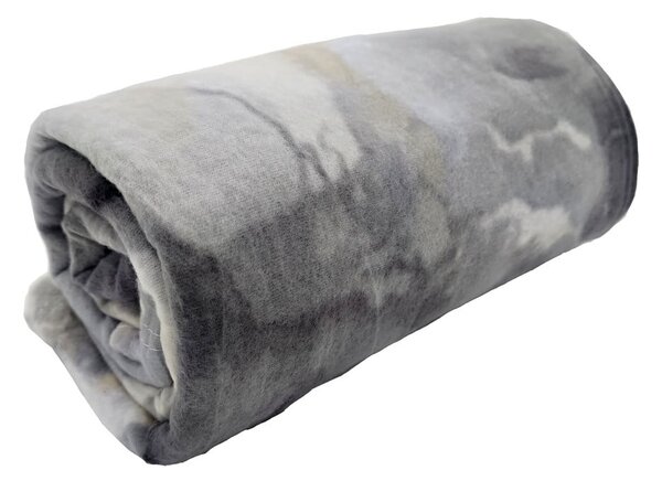 Coperta grigia in vello 150x200 cm Marble – JAHU collections