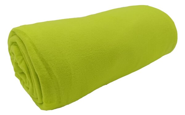 Coperta verde chiaro in vello 150x200 cm Plain – JAHU collections