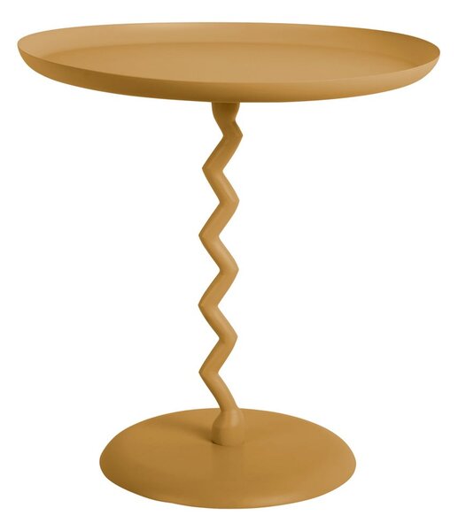 Tavolino rotondo in metallo ø 40 cm Zig Zag – Leitmotiv