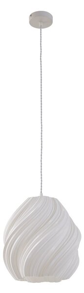 Lampada a sospensione Lindby, Nuvia, dimmerabile, Bianco, Soggiorno, Plastica, Moderno