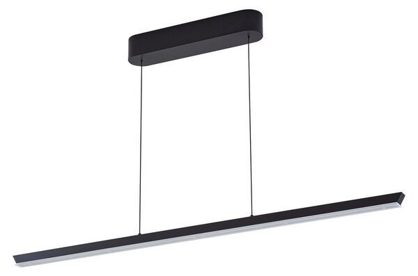 Lampada a sospensione Lucande, Solvar, dimmerabile, Nero, Soggiorno, Metallo, Moderno