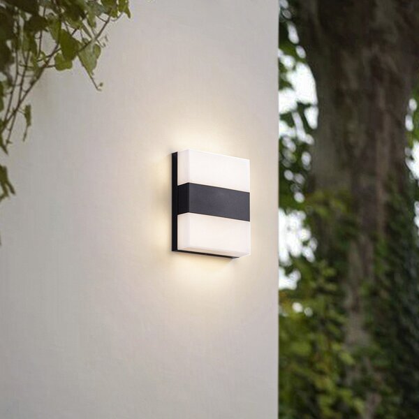 Lampade da esterno PRIOS, Teekon, Nero, Terrazza, Acciaio inossidabile, Moderno