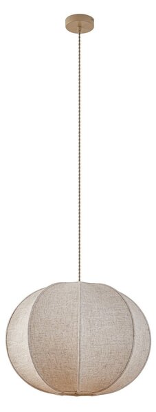 Lampada a sospensione Lindby, Elfie, dimmerabile, Beige, Soggiorno, Tessuto / Tessile, Scandinavo