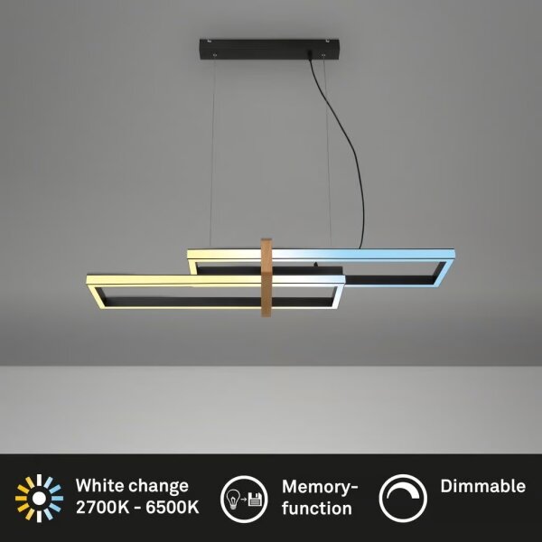 Briloner 4768015 - Lampadario LED dimmerabile sospeso su cavi LED/44W/230V 2700-6500K