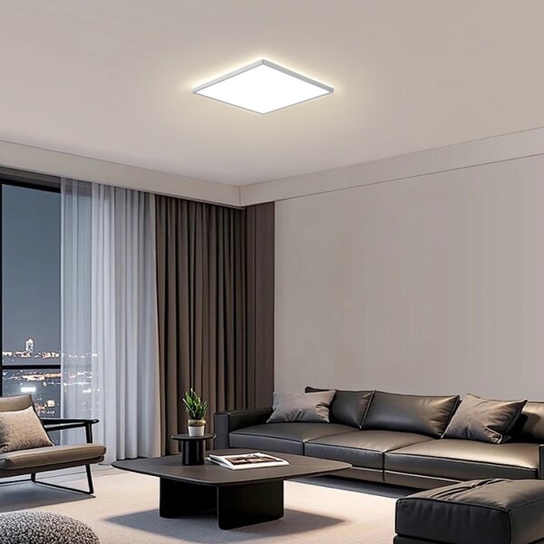 Brilagi - Plafoniera LED per bagno ULTRA SLIM LED/24W/230V 42x42 cm argento IP54