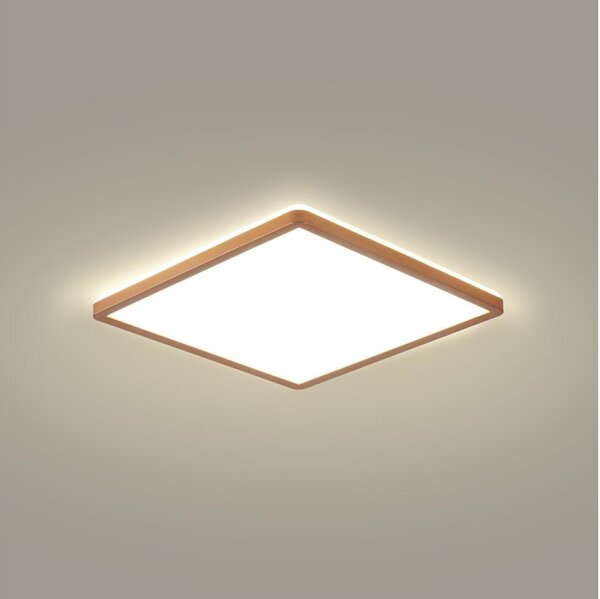 Brilagi - Plafoniera LED per bagno Ultra Slim, 18W/230V, 30x30 cm, oro rosa, IP54