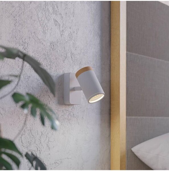 Eglo 300003 - Applique da parete orientabile per bagno CONSUMA 1xGU10/3W/230V IP44 bianco/beige