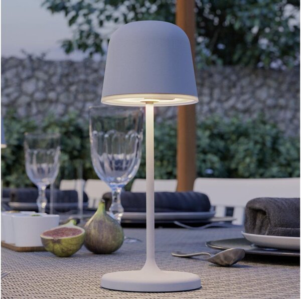 Eglo 901878 - Lampada da tavolo LED ricaricabile dimmerabile per esterni MANNERA-S LED/1,8W/5V IP54 grigia