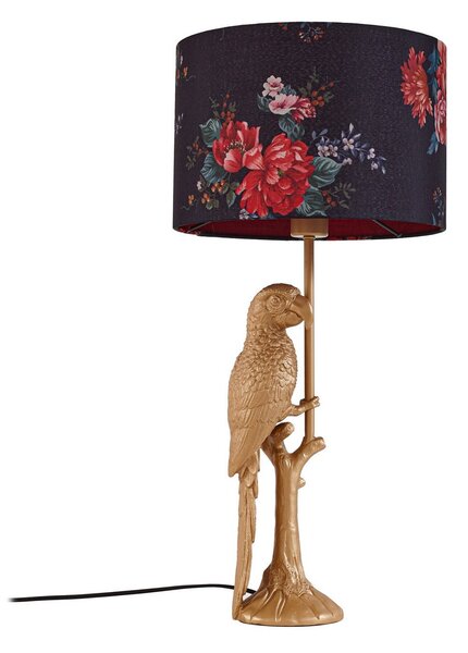 Lampade da tavolo Lindby, Marula, Dorato / Ottone, Soggiorno, Tessuto / Tessile, Moderno
