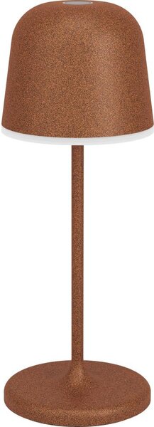 Eglo 901879 - Lampada da tavolo ricaricabile LED dimmerabile per esterni MANNERA-S LED/1,8W/5V IP54 marrone