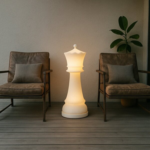 Lampade da esterno Lucande, Majesté, dimmerabile, Bianco, Terrazza, Plastica, Design