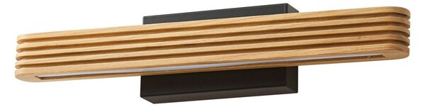 Applique da parete Lucande, Lieske, Legno, Soggiorno, Legno, Moderno