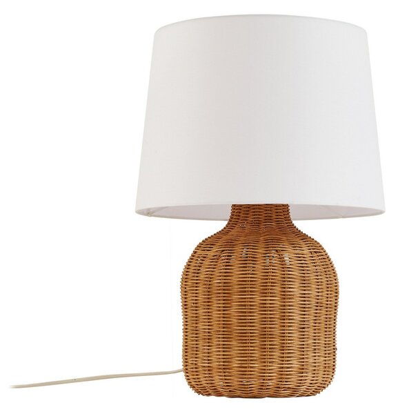 Lampade da tavolo Lindby, Lirenda, Legno, Soggiorno, Tessuto / Tessile, Boho