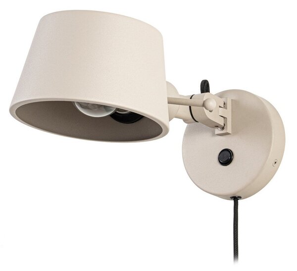 Applique da parete Lucande, Silka, Beige, Studio / Ufficio, Metallo, Moderno
