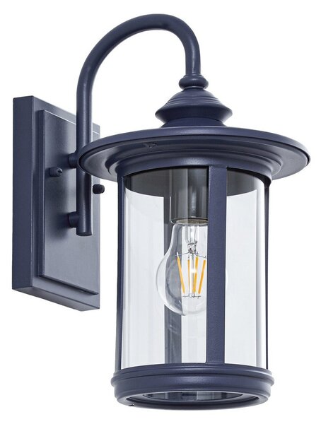 Lampade da esterno Lindby, Zayn, dimmerabile, Blu, Balcone, Alluminio, Antico