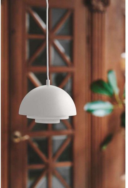 Lampada a sospensione Warm Nordic, Milieu Colour Mini, dimmerabile, Bianco, Soggiorno, Metallo, Scandinavo
