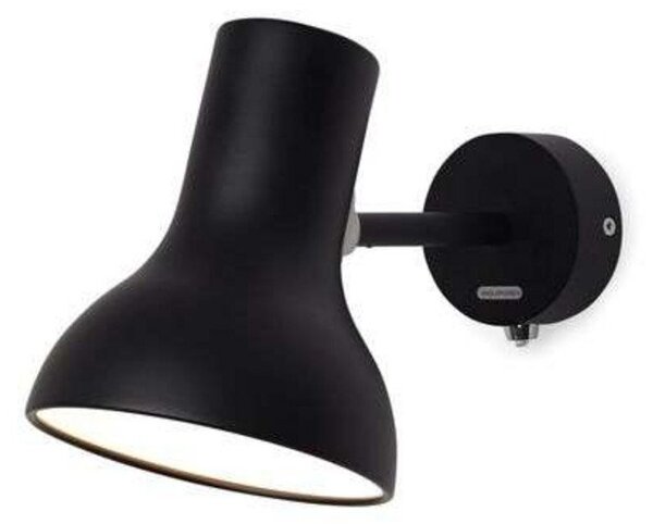 Applique da parete Anglepoise, Type 75 Mini, Nero, Camera da letto, Alluminio, Design