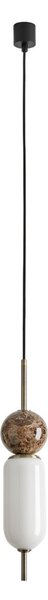 Lampada a sospensione Aromas del Campo, Anet, dimmerabile, Marrone / Ruggine, Soggiorno, Marmo, Moderno