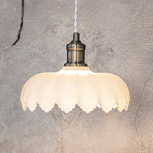 Lampada a sospensione Markslöjd, Kurage, dimmerabile, Bianco, Soggiorno, Vetro