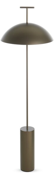 Lampada da terra Kartell, Geen-A, dimmerabile, Bronzo / Ottone anticato, Soggiorno, Metallo, Design