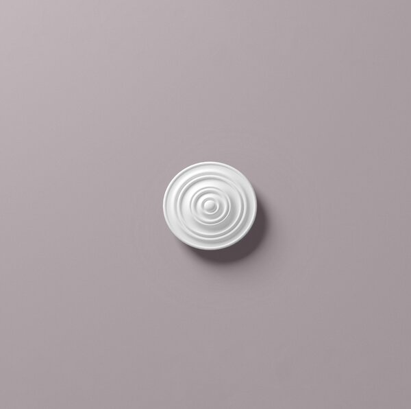 Rosone da soffitto NMC R14 ARSTYL Noel Marquet Elemento decorativo classico colore bianco diametro 34 cm