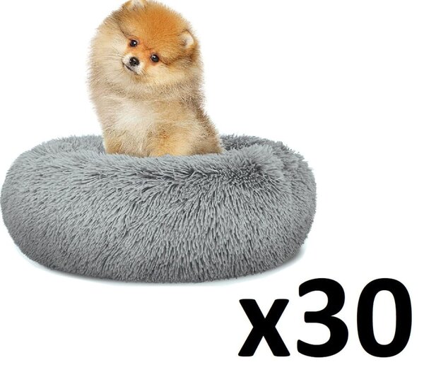 Cuccia Per Animali - Leobert - Grigio Chiaro - 40 Cm - Set Da 30