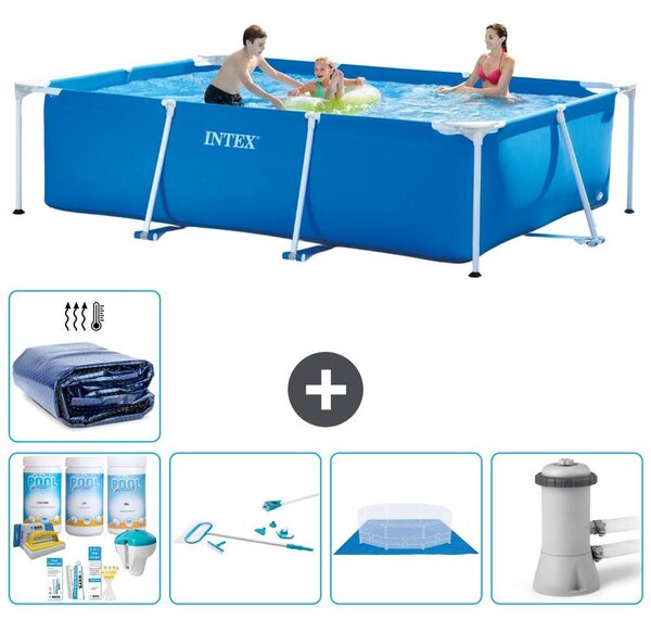 Piscina fuori terra rettangolare - 300x200x75 cm - 6 pezzi - Modello S20056
