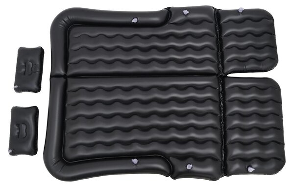 Materasso gonfiabile, design gonfiabile, elevata capacità di carico, nero