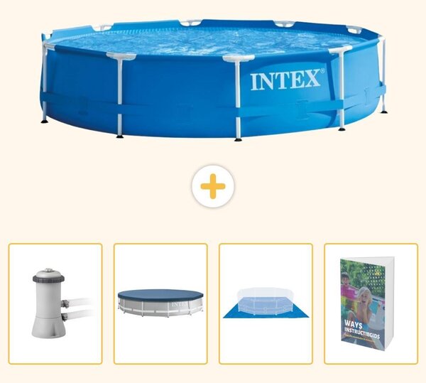 Piscina fuori terra a struttura - 366x76 cm - 5 pezzi - Modello SCB117