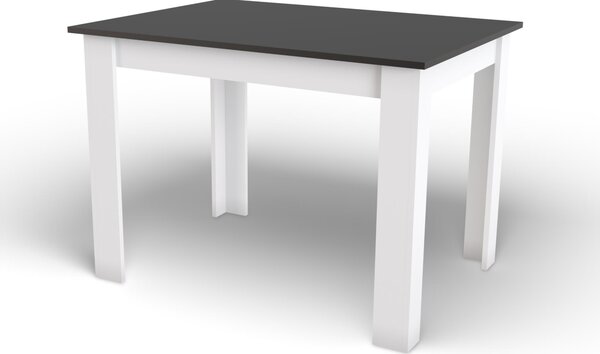 Tavolo - Leobert - Np - Nero + Bianco - 120 X 80 X 75 Cm