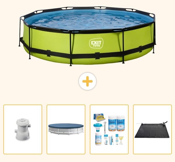 Piscina gonfiabile rettangolare - 360x76 cm - 5 pezzi - Modello SCB18