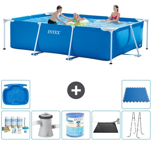 Piscina fuori terra rettangolare - 300x200x75 cm - 8 pezzi - Modello S30180
