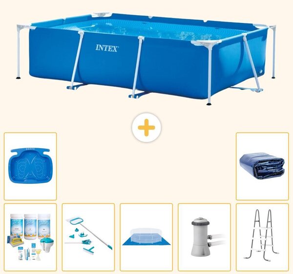 Piscina fuori terra rettangolare - 300x200x75 cm - 8 pezzi - Modello S20060