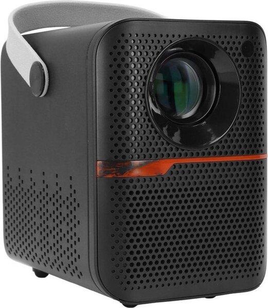 Proiettore wireless portatile 6K con schermo da 200 pollici - 20.000 lm - Mini home cinema - Proiettore da esterno - Correzione trapezoidale 4D - Spina UE