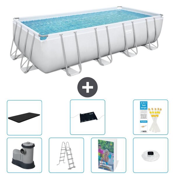 Bestway Power Steel, piscina rettangolare - 549x274x122 cm - 6 pezzi, modello S598
