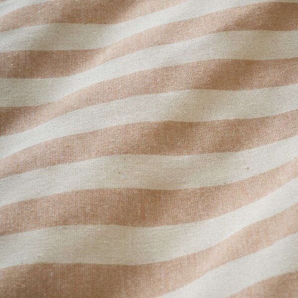 Set copripiumino e federa arancione per letto singolo 135x200 cm Cotton Rich Woven Stripe – Pineapple Elephant