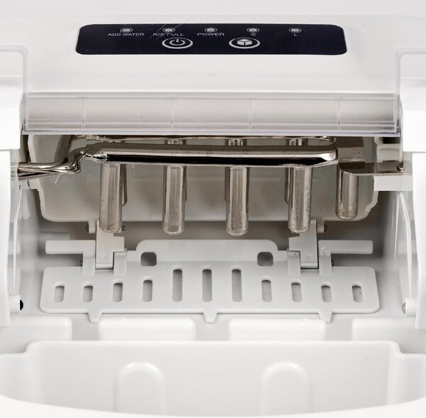 Girmi Macchina del Ghiaccio Fabbricatore Ghiaccio Capacit di Congelamento 8-10Kg/24h colore Bianco - GH7401