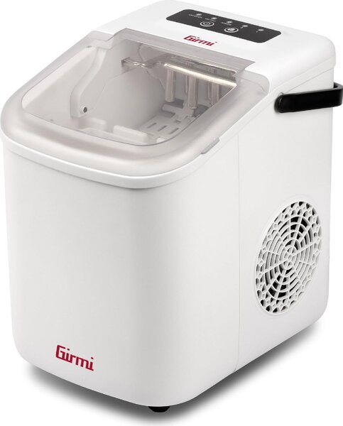 Girmi Macchina del Ghiaccio Fabbricatore Ghiaccio Capacit di Congelamento 8-10Kg/24h colore Bianco - GH7401