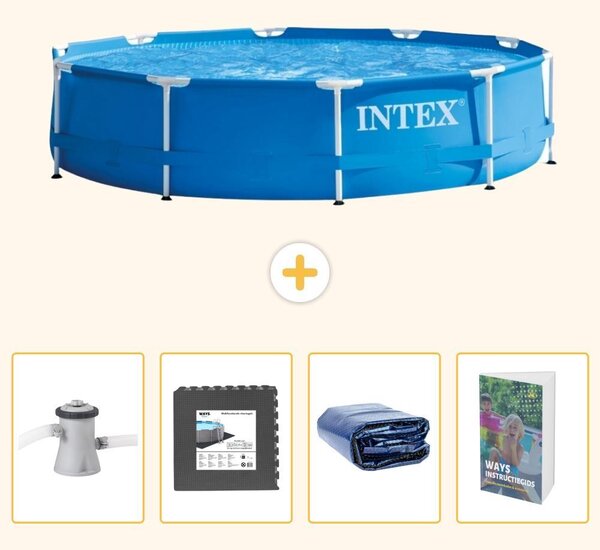 Piscina autoportante rettangolare - 305x76 cm - 5 pezzi - SCB121
