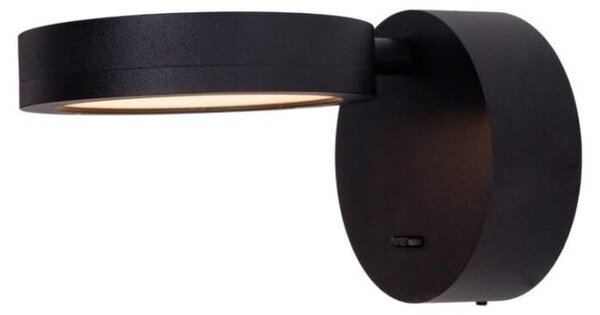 Applique a LED IBIZA nera 6W, bianco caldo, 335 lm, metallo, dimensioni: 9x10x3,1 cm, IP20, Maxlight