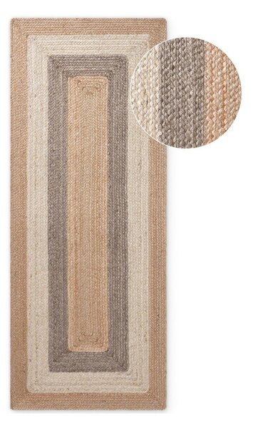 Passatoia in iuta reversibile/tessuta a mano 80x300 cm Juno – Hanse Home